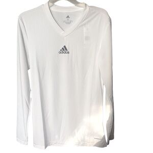 Adidas NWT Long Sleeve V Neck Tee sz M